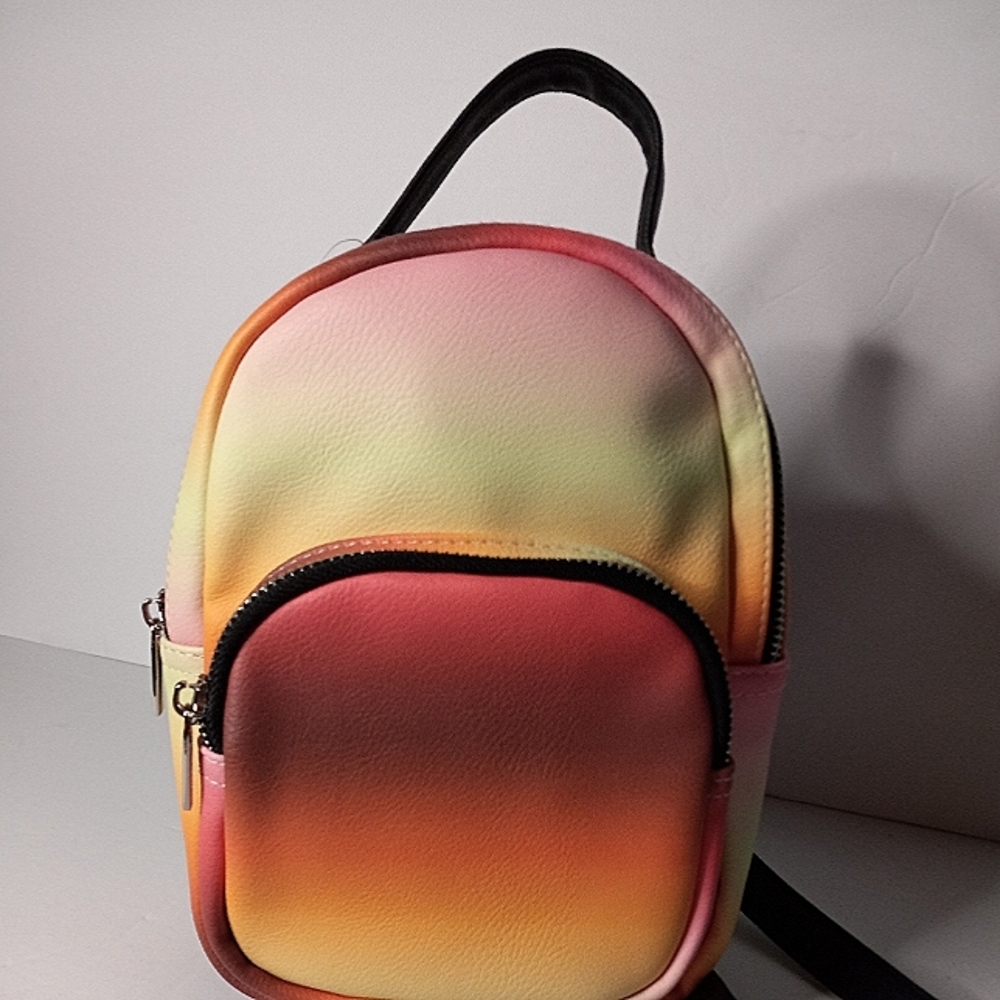 Mulit-Sherbert-Colored Wild Fable Mini Backpack.